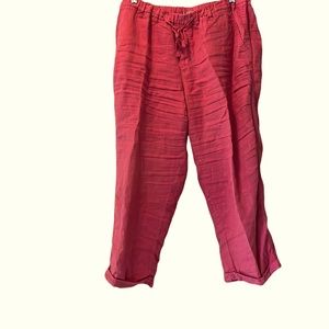 Caslon linen ankle pants